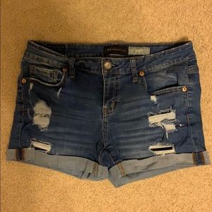 Aeropostale Jean Midi Length Shorts